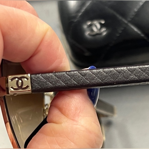 Chanel Aviator Sunglasses with case - Picture 6 of 13